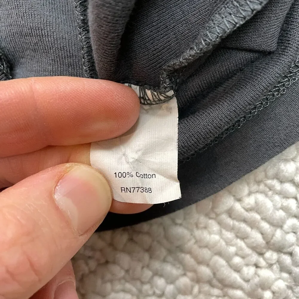 J.Crew Tank Top Shirt Girls Medium Dark Gray Charcoal Sleeveless Comfort Cotton